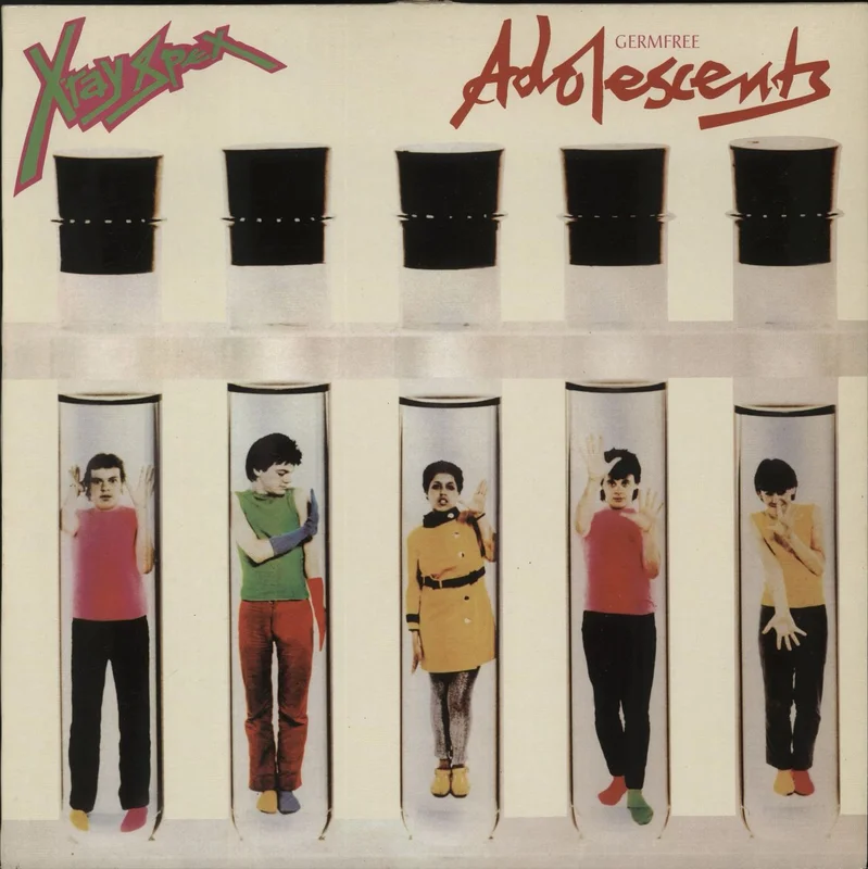 X-Ray Spex Germfree Adolescents - Clear Vinyl Italian Vinyl LP