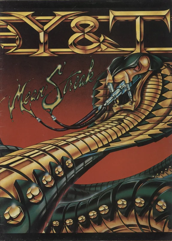 Y&T Mean Streak + Stub UK Tour programme