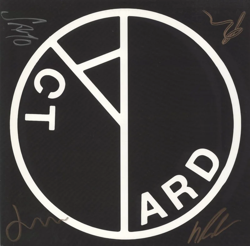 Yard Act The Overload - Tall Poppies Red & Black Vinyl + Autographed Sleeve UK Vinyl LP