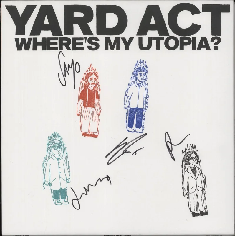 Yard Act Where's My Utopia? - Special Edition Sleeve - Autographed UK Vinyl LP
