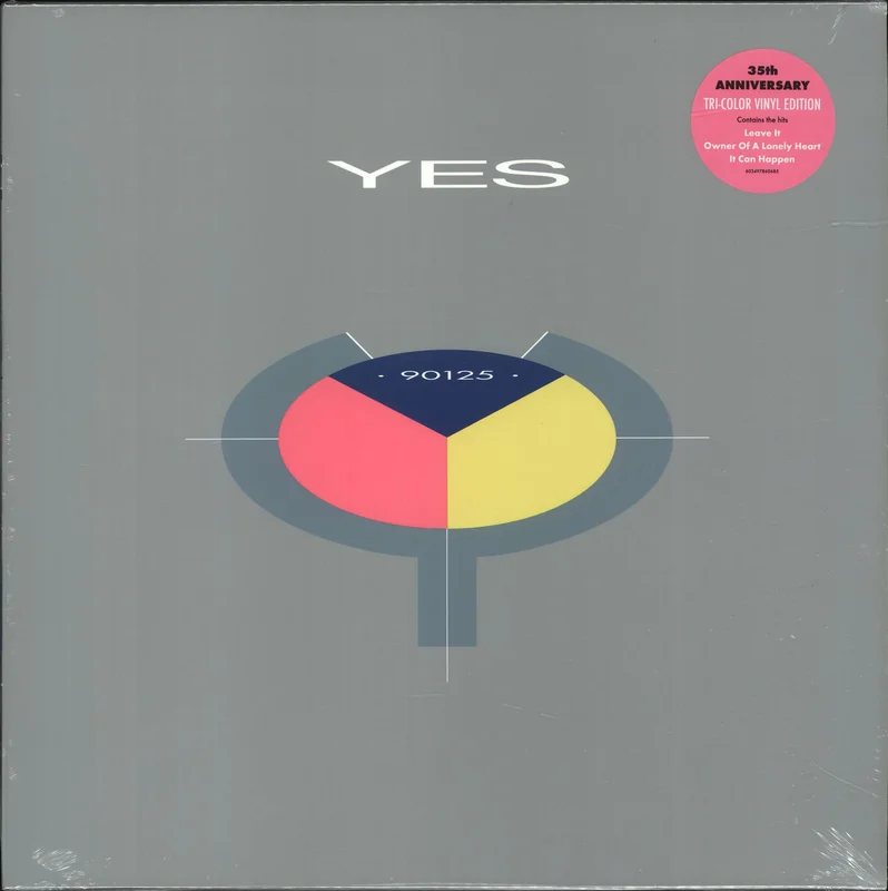 Yes 90125 - Tri-Color Vinyl - Sealed UK Vinyl LP