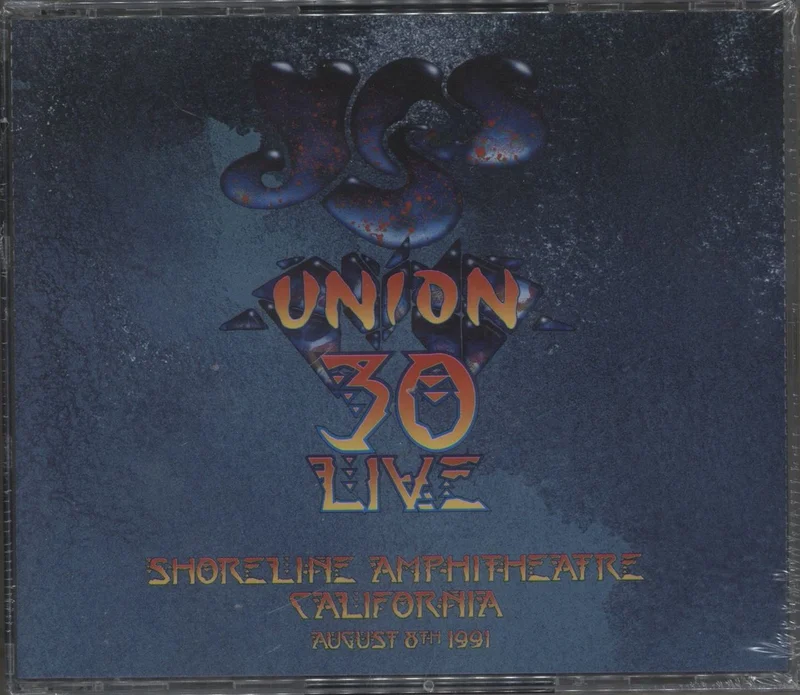 Yes Union 30 Live - Shoreline Amphitheatre, California, August 8th 1991 UK 3-CD set
