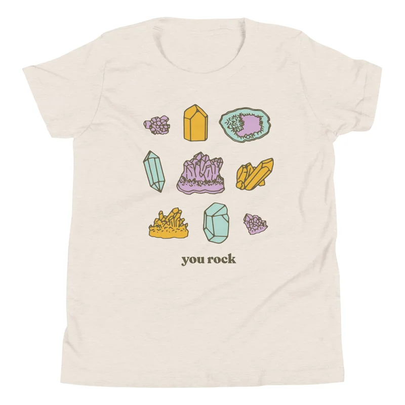 You Rock Youth Tee Athletic Heather