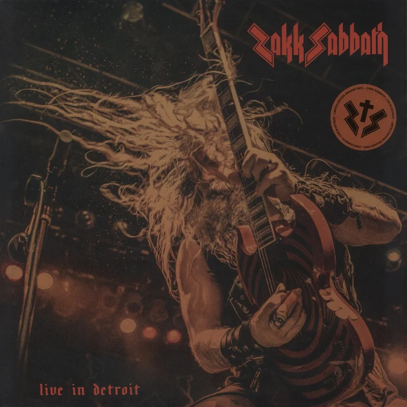 Zakk Sabbath Live In Detroit - Clear Orange Vinyl US 12" vinyl