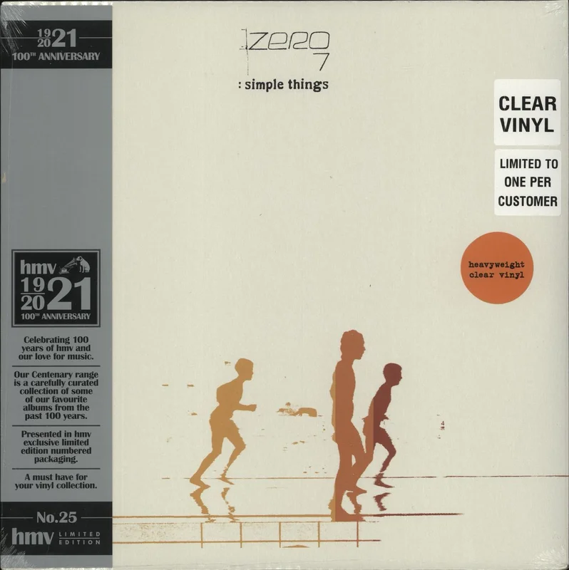 Zero 7 Simple Things - 180 Gram Clear Vinyl - Sealed UK 2-LP vinyl set