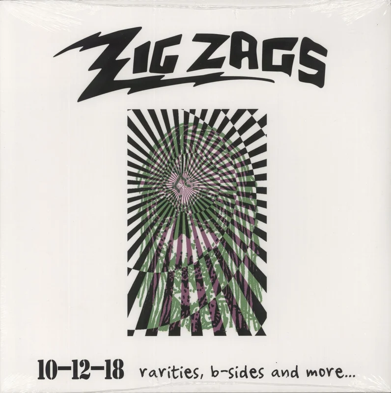 Zig Zags 10-12-18 Rarities, B-Sides and More ... - Green w/ Pink Splatter Vinyl - Sealed US 2-LP vinyl set