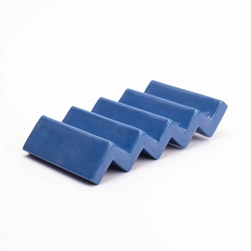 Zigzag Soap Dish Azure