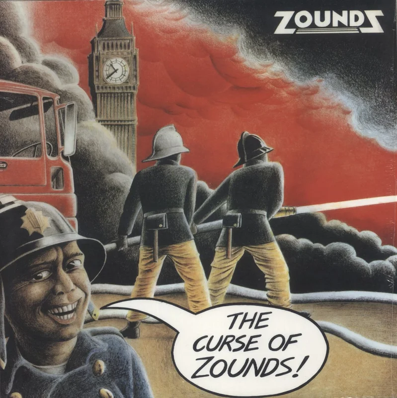 Zounds The Curse Of Zounds - Red Vinyl UK Vinyl LP