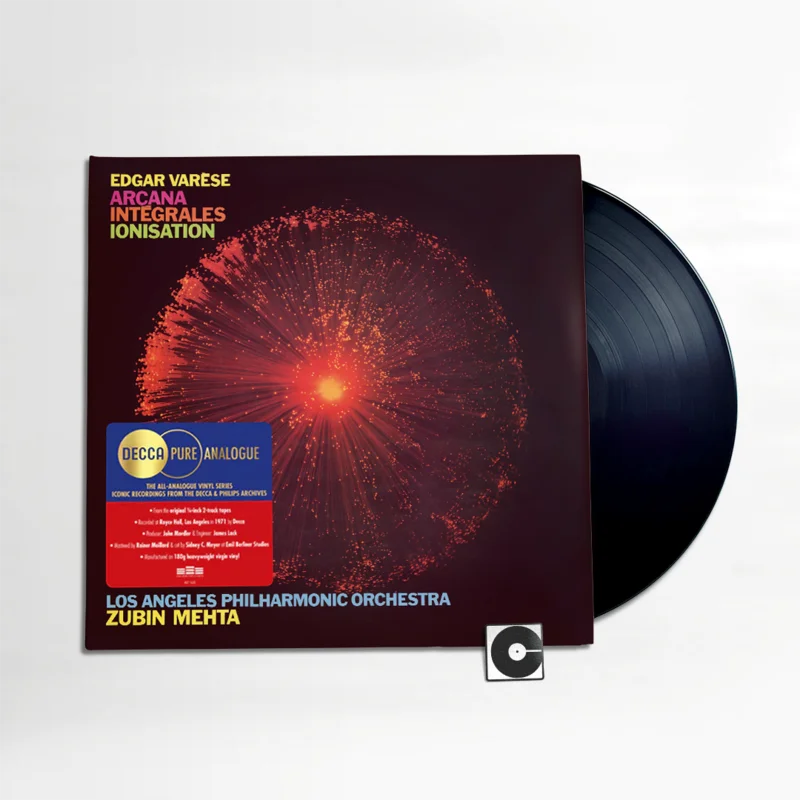Zubin Mehta, Los Angeles Philharmonic Orchestra - "Varse: Arcana / Intgrales / Ionisation" Decca Pure Analogue