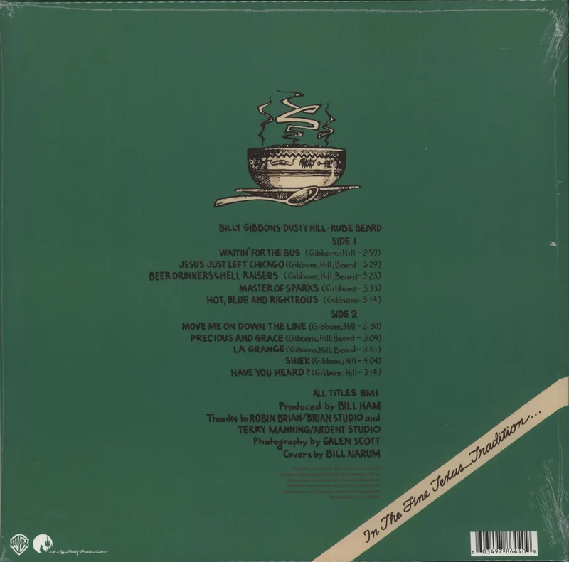 ZZ Top Tres Hombres - Green Jalapeno Vinyl UK Vinyl LP